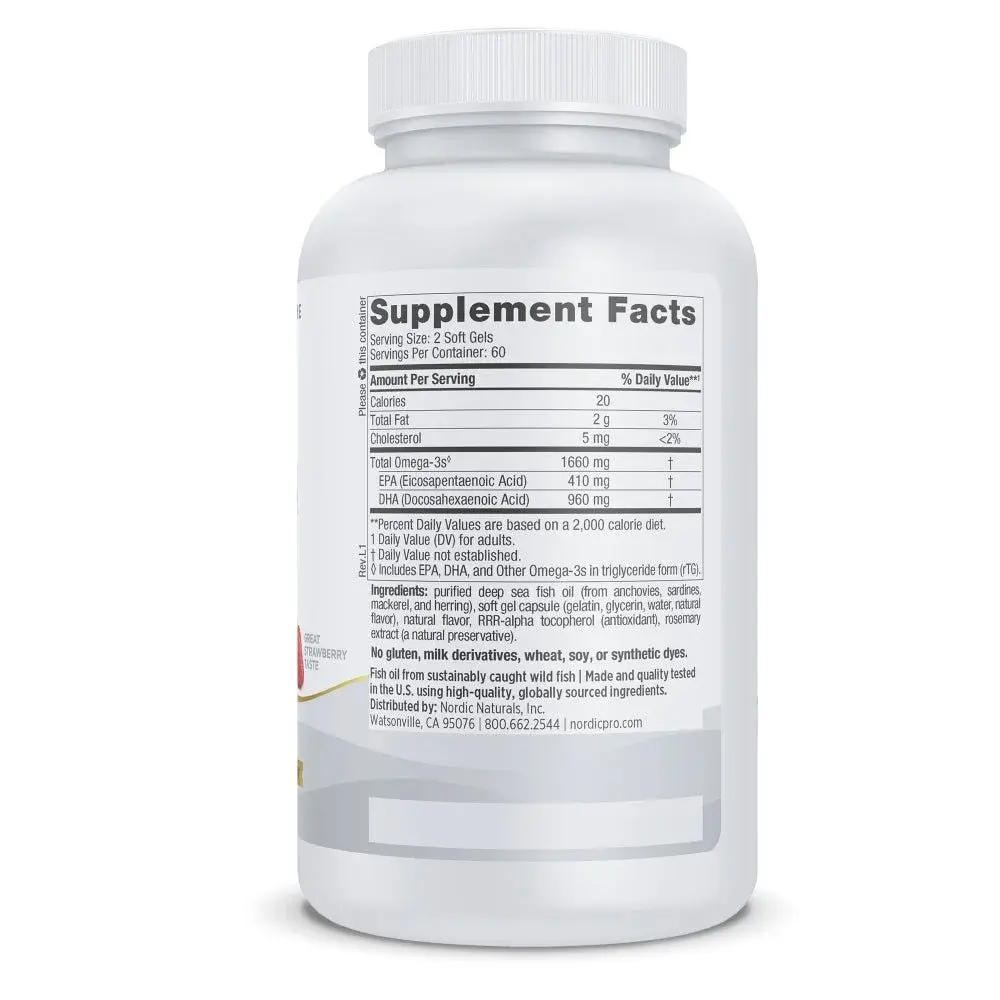 Nordic Naturals Pro Dha 1000 Supplement